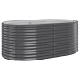 Jardinera arriate acero galvanizado antracita 175x100x68cm