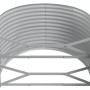Jardinera arriate acero galvanizado antracita 175x100x68cm
