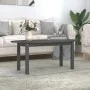 Couchtisch aus massivem grauem Kiefernholz, 110 x 55 x 45 cm von vidaXL, Couchtisch - Ref: Foro24-822344, Preis: 70,82 €, Rab...
