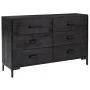 Sideboard aus massivem schwarzem Kiefernholz, 110 x 35 x 70 cm von vidaXL, Sideboards - Ref: Foro24-349922, Preis: 269,33 €, ...