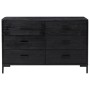 Sideboard aus massivem schwarzem Kiefernholz, 110 x 35 x 70 cm von vidaXL, Sideboards - Ref: Foro24-349922, Preis: 282,86 €, ...