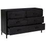 Sideboard aus massivem schwarzem Kiefernholz, 110 x 35 x 70 cm von vidaXL, Sideboards - Ref: Foro24-349922, Preis: 282,86 €, ...
