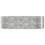 Jardinera arriate acero galvanizado plata 249x100x68 cm