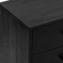 Sideboard aus massivem schwarzem Kiefernholz, 110 x 35 x 70 cm von vidaXL, Sideboards - Ref: Foro24-349922, Preis: 282,86 €, ...