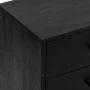 Sideboard aus massivem schwarzem Kiefernholz, 110 x 35 x 70 cm von vidaXL, Sideboards - Ref: Foro24-349922, Preis: 269,33 €, ...