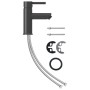 Bathroom sink faucet in gray finish 130x176 mm by vidaXL, Faucets - Ref: Foro24-149068, Price: 29,23 €, Discount: %