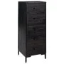 Massive Kiefer Kommode schwarz 42x35x110 cm von vidaXL, Schubladen - Ref: Foro24-349928, Preis: 186,58 €, Rabatt: %