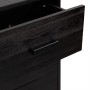 Cómoda de madera maciza de pino negro 42x35x110 cm de vidaXL, Cajoneras - Ref: Foro24-349928, Precio: 201,61 €, Descuento: %