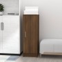 Schuhregal aus braunem Eichensperrholz, 32 x 35 x 92 cm von vidaXL, Schuhregale und Schuhorganisatoren - Ref: Foro24-816019, ...