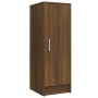 Schuhregal aus braunem Eichensperrholz, 32 x 35 x 92 cm von vidaXL, Schuhregale und Schuhorganisatoren - Ref: Foro24-816019, ...