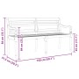 Banco Batavia madera maciza de teca 150 cm