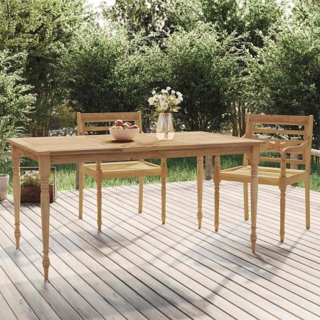 Mesa de bar plegable madera maciza de teca 90x65x105 cm