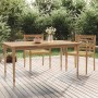 Mesa de bar plegable madera maciza de teca 90x65x105 cm