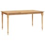 Mesa de bar plegable madera maciza de teca 90x65x105 cm