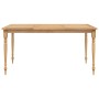 Mesa de bar plegable madera maciza de teca 90x65x105 cm