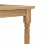 Mesa de bar plegable madera maciza de teca 90x65x105 cm
