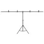 Schwarzer T-förmiger Hintergrundträger 201x60x(70-200) cm von vidaXL, Studiomontagen - Ref: Foro24-190253, Preis: 31,82 €, Ra...