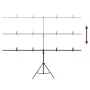 Schwarzer T-förmiger Hintergrundträger 201x60x(70-200) cm von vidaXL, Studiomontagen - Ref: Foro24-190253, Preis: 31,82 €, Ra...
