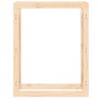 Firewood rack solid pine wood 80x25x100 cm by vidaXL, Accessories for bags and firewood holders - Ref: Foro24-822417, Price: ...
