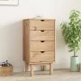 OTTA Kommode aus massivem Kiefernholz 45x39x90 cm von vidaXL, Schubladen - Ref: Foro24-348579, Preis: 102,87 €, Rabatt: %