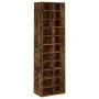 Mueble zapatero madera contrachapada roble ahumado 54x34x183cm de vidaXL, Zapateros y organizadores de calzado - Ref: Foro24-...