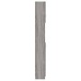 Badezimmerschrank aus grauem Sonoma-Sperrholz, 32 x 25,5 x 190 cm von vidaXL, Badezimmermöbel - Ref: Foro24-815538, Preis: 72...