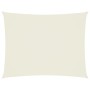 Toldo de vela rectangular tela Oxford color crema 3x4,5 m