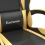 Drehbarer Gaming-Stuhl mit Fußstütze, Kunstleder, Schwarzgold von vidaXL, Gaming-Stühle - Ref: Foro24-349581, Preis: 109,24 €...