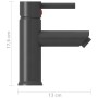 Bathroom sink faucet in gray finish 130x176 mm by vidaXL, Faucets - Ref: Foro24-149068, Price: 29,23 €, Discount: %