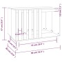 Hundehütte aus massivem Kiefernholz 90x60x67 cm von vidaXL, Hundehütten - Ref: Foro24-822486, Preis: 101,99 €, Rabatt: %