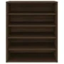 Mueble zapatero madera contrachapada roble marrón 60x35x70 cm de vidaXL, Zapateros y organizadores de calzado - Ref: Foro24-8...