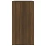 Mueble zapatero madera contrachapada roble marrón 60x35x70 cm de vidaXL, Zapateros y organizadores de calzado - Ref: Foro24-8...