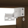Mueble zapatero madera contrachapada roble marrón 60x35x70 cm