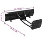 Snow plow for quad ATV 150x38 cm black by vidaXL, snow shovels - Ref: Foro24-153129, Price: 375,25 €, Discount: %