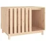 Hundehütte aus massivem Kiefernholz, 100 x 70 x 72 cm von vidaXL, Hundehütten - Ref: Foro24-822491, Preis: 141,09 €, Rabatt: %