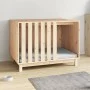 Hundehütte aus massivem Kiefernholz, 100 x 70 x 72 cm von vidaXL, Hundehütten - Ref: Foro24-822491, Preis: 141,09 €, Rabatt: %