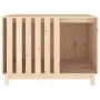 Hundehütte aus massivem Kiefernholz, 100 x 70 x 72 cm von vidaXL, Hundehütten - Ref: Foro24-822491, Preis: 141,09 €, Rabatt: %