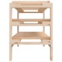 Botellero madera maciza de pino 109,5x30x42 cm de vidaXL, Botelleros - Ref: Foro24-822551, Precio: 44,81 €, Descuento: %