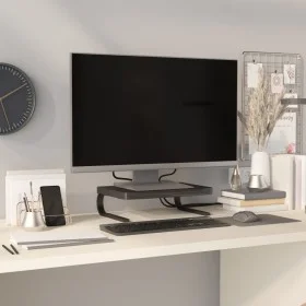 Black monitor stand 37x28x11.5 cm by vidaXL, TV Furniture - Ref: Foro24-51725, Price: 18,96 €, Discount: %