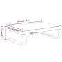 Black monitor stand 37x28x11.5 cm by vidaXL, TV Furniture - Ref: Foro24-51725, Price: 18,96 €, Discount: %