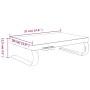 Schwarzer Monitorständer 37x28x11,5 cm von vidaXL, TV-Möbel - Ref: Foro24-51725, Preis: 19,24 €, Rabatt: %