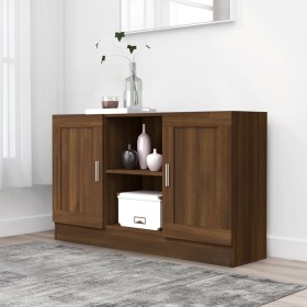 Sideboard aus braunem Eichensperrholz, 120 x 30,5 x 70 cm von vidaXL, Sideboards - Ref: Foro24-815626, Preis: 114,88 €, Rabat...