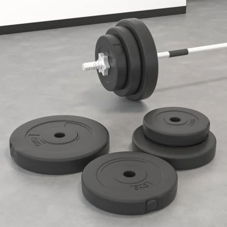 Hantelscheiben 6 Stück Zement 30 kg von vidaXL, freies Gewicht - Ref: Foro24-93599, Preis: 59,97 €, Rabatt: %