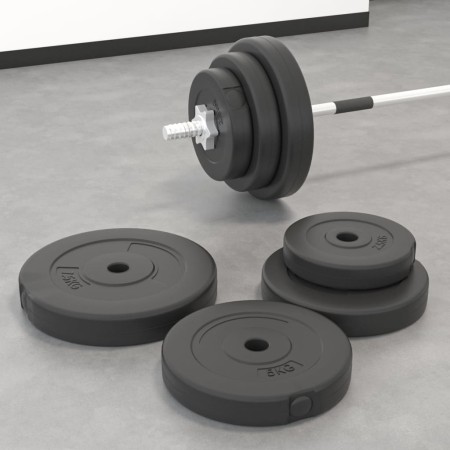 Hantelscheiben 6 Stück Zement 30 kg von vidaXL, freies Gewicht - Ref: Foro24-93599, Preis: 60,72 €, Rabatt: %