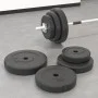 Hantelscheiben 6 Stück Zement 30 kg von vidaXL, freies Gewicht - Ref: Foro24-93599, Preis: 59,97 €, Rabatt: %