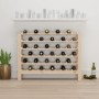 Botellero madera maciza de pino 109,5x30x82 cm de vidaXL, Botelleros - Ref: Foro24-822546, Precio: 74,74 €, Descuento: %