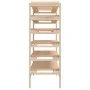 Solid pine wood bottle rack 109.5x30x82 cm by vidaXL, Wine racks - Ref: Foro24-822546, Price: 74,34 €, Discount: %