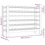 Botellero madera maciza de pino 109,5x30x82 cm de vidaXL, Botelleros - Ref: Foro24-822546, Precio: 74,74 €, Descuento: %