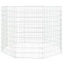 Animal enclosure with 8 galvanized iron panels measuring 54x100 cm each. by vidaXL, Cages and habitats for small animals - Re...