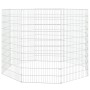 Tiergehege 8 verzinkte Eisenplatten 54x100 cm von vidaXL, Käfige und Lebensräume für Kleintiere - Ref: Foro24-171582, Preis: ...